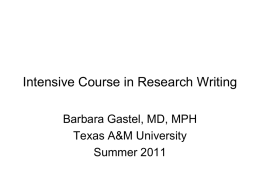 class-14-intensive-course-in-research-writing