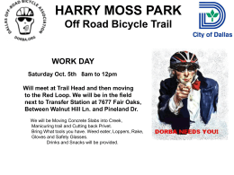 Harry Moss Work Day Flier Oct. 5th 2013
