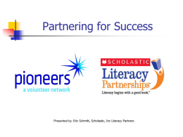 + Scholastic Literacy Partners Program PowerPoint