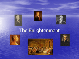Intro to the Enlightenment