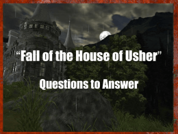 Fall of the House of Usher review PPT