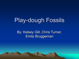 Play-dough Fossils