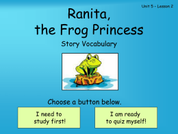 Ranita, the Frog Princess