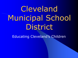 Highly Qualified Teacher - Cleveland Metropolitan School District