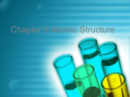 Chapter 7 Quantum Theory and Atomic Structure