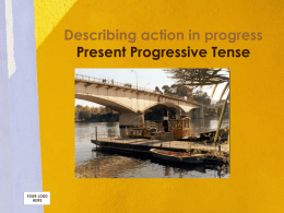 Present Progressive Tense