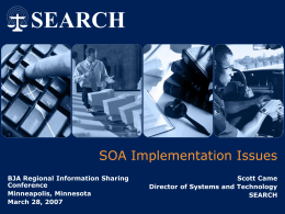 So, if SOA is the right style for your information sharing architecture