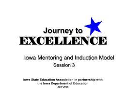 Journey to Excellence Learning Projects…