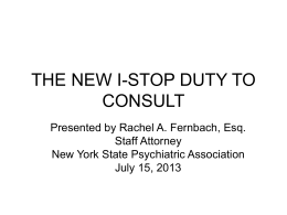August 27, 2013 - New York State Psychiatric Association