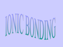 ioonic bonding powerpoint