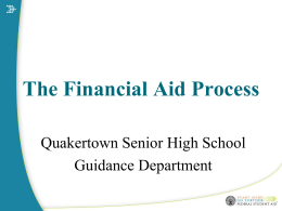 3 What is Financial Aid?