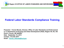 Labor Standard Compliance
