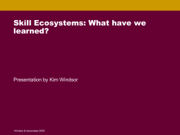 Kim Windsor`s PowerPoint presentation