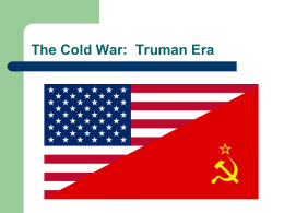 Cold War Ppt