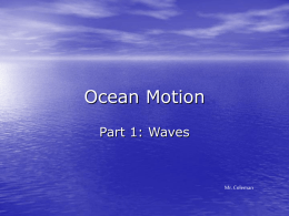 Ocean Motion: Waves