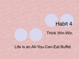 Habit 4 Think Win