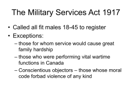 Military Voters Act