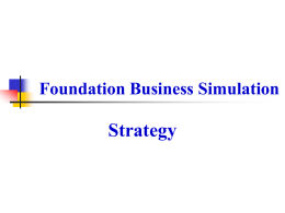 Foundations Strategies