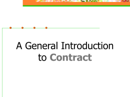 Valid, void, voidable contracts