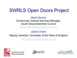 South Gloucestershire Open Doors Project
