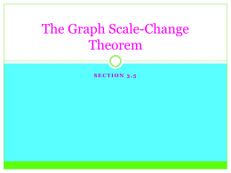 The Graph Scale-Change Theorem