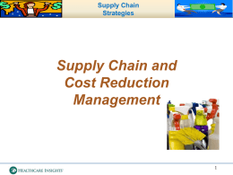Supply Chain Management Strategies -Farrah