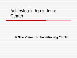 Achieving Independence Center