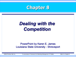kotler08exs-Dealing with the Competition