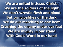We are mighty! TRUT H - Truth Tabernacle of Praise