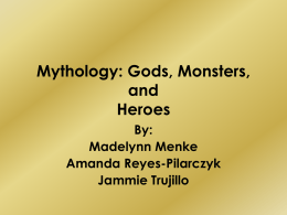 Mythology: Gods, Monsters, and Heroes - edison