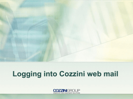 Accessing mail.cozzini.com