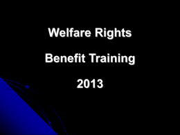 HERE - Welfare Rights