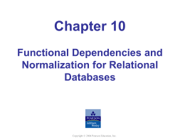 Elmasri/Navathe, Fundamentals of Database Systems, Fourth Edition