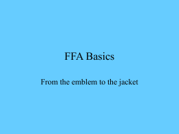 FFA Basics