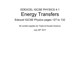 IGCSE-41-Energy Transfers Presentation