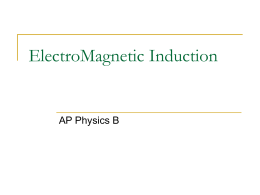 Magnetic Induction - Bowlesphysics.com
