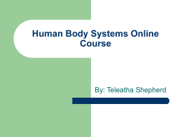 Human Body Systems Online Course