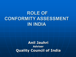 QCI-India_Conformity_Assessment.July6-2007