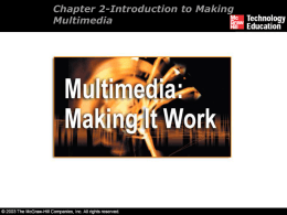 Introduction to Making Multimedia