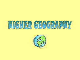 higher geog.