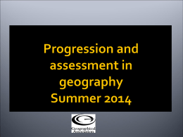 Assessment - Geographical Association