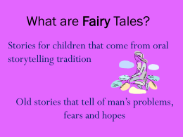 Elements of a Fairy Tale