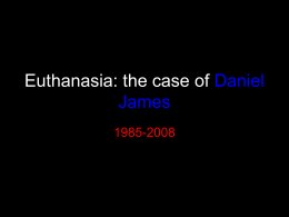 Euthanasia: the case of Daniel James