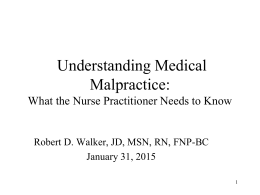 338 KB Feb 2015 "Understanding Medical Malpractice: What the