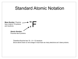 Standard Atomic Notation - SSFA-MsKahan