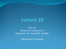 Lecture 10 - Upper Iowa University