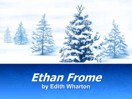 Ethan Frome - Juan Diego Academy