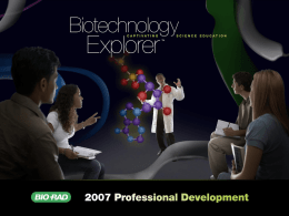 GMO PowerPoint - Bio-Rad