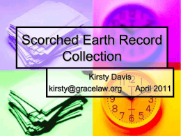 Scorched Earth Record Collection - Arizona Capital Representation