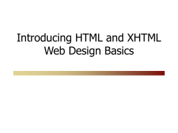 HTML-XHTML